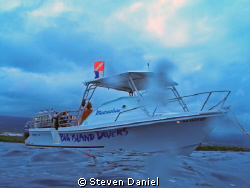 Big Island Divers Boat on Home Depot Reef, Kona Big Islan... by Steven Daniel 